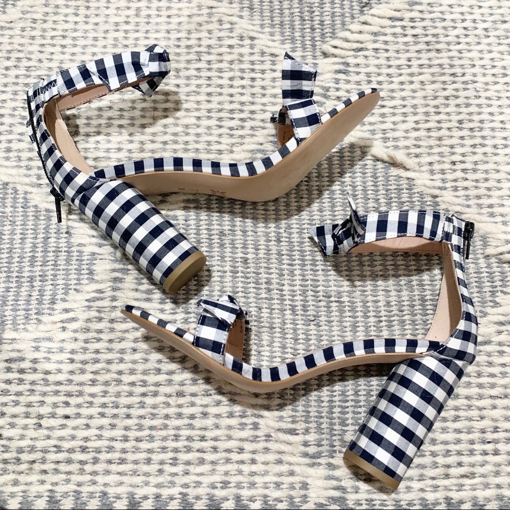 BCBGeneration Gingham Heels